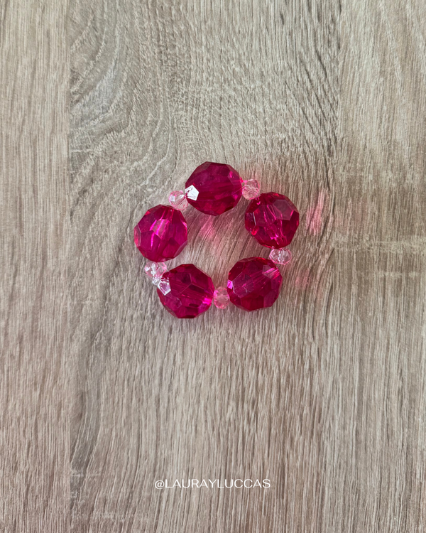 Porta servilletas Piedras Fucsia Colección Flor de Cerezo