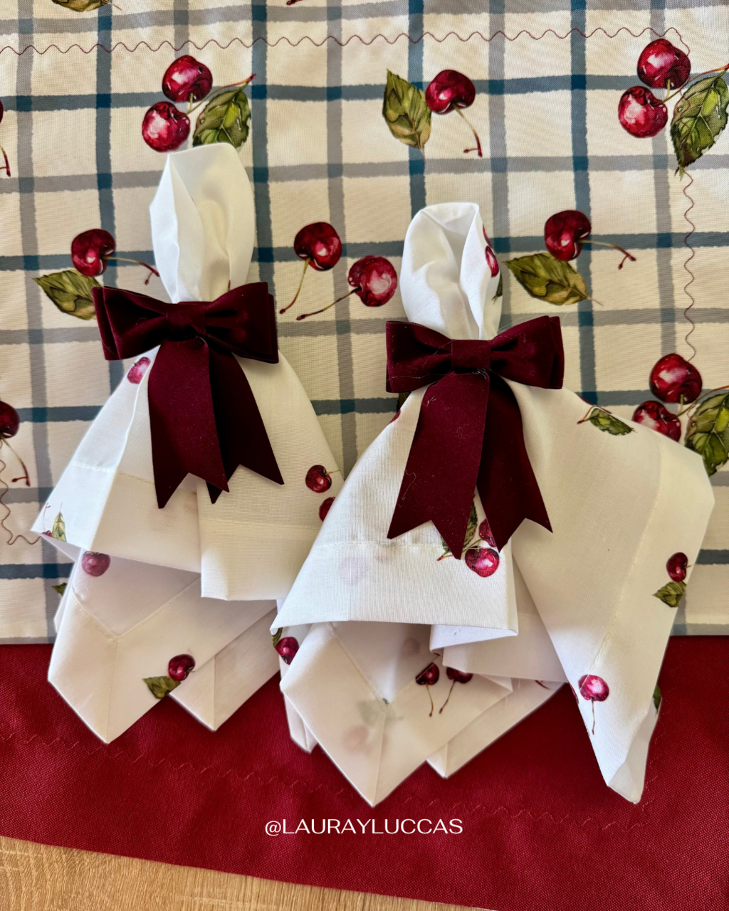 Kit de Mesa Corazón del Maule (cerezas)
