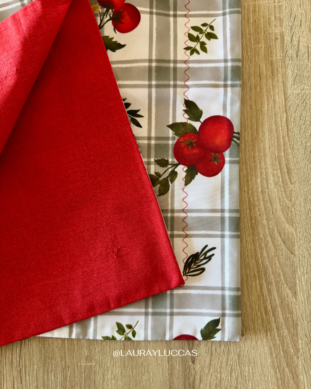 Individual de tela doble faz impermeable Toscana