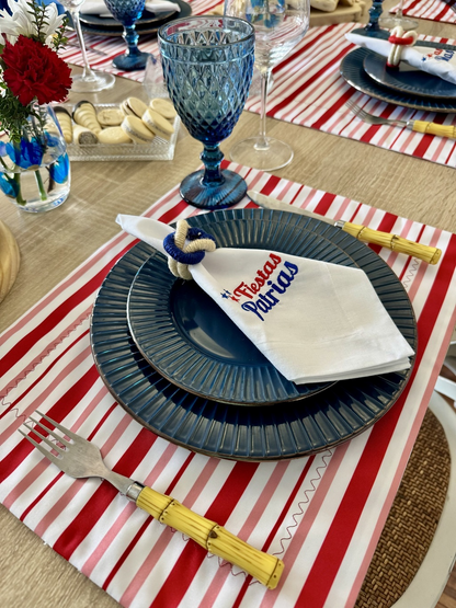 Kit de Mesa Picnic Rojo con Servilletas Fiestas Patrias