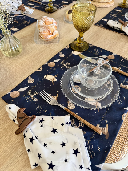 Servilleta de Tela Estampada Estrellas Harry Potter