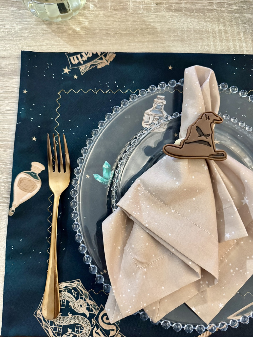 Servilleta de Tela Estampada Constelación Harry Potter