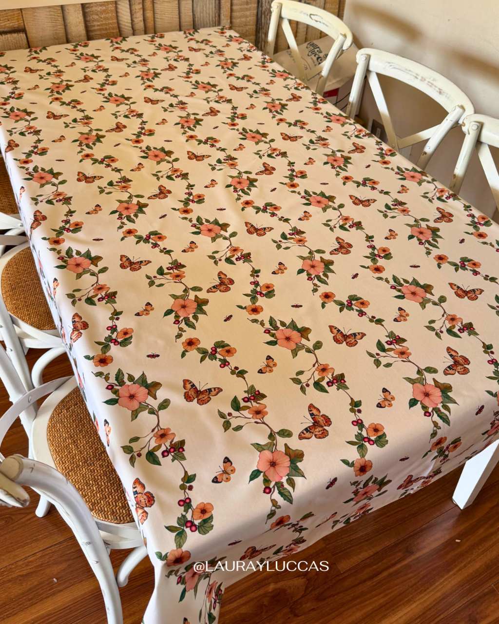 Mantel Rectangular Botánica