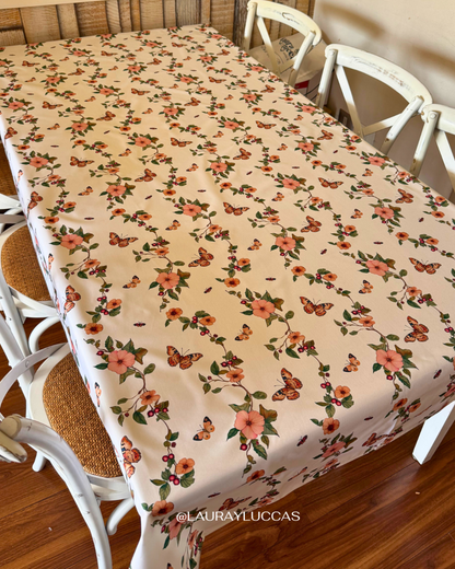 Mantel Rectangular Botánica