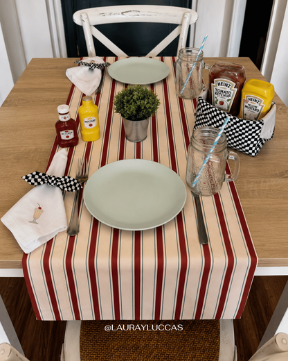 Sendero Impermeable Rayas American Diner