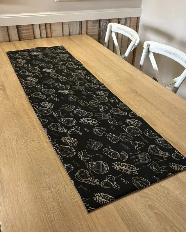 Sendero de mesa faz única impermeable BBQ