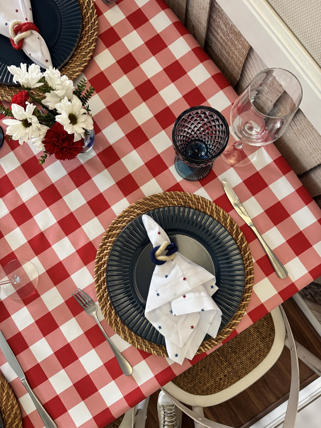 Mantel Rectangular Picnic rojo