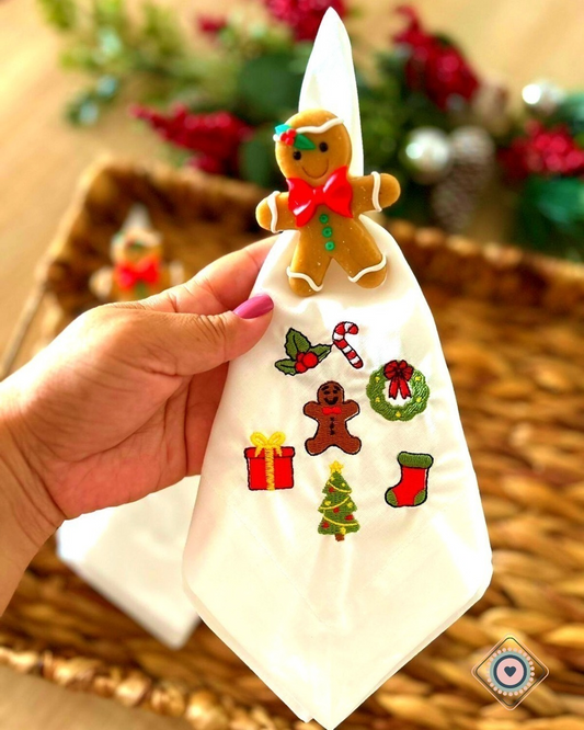 Porta Servilletas Galleta Jengibre