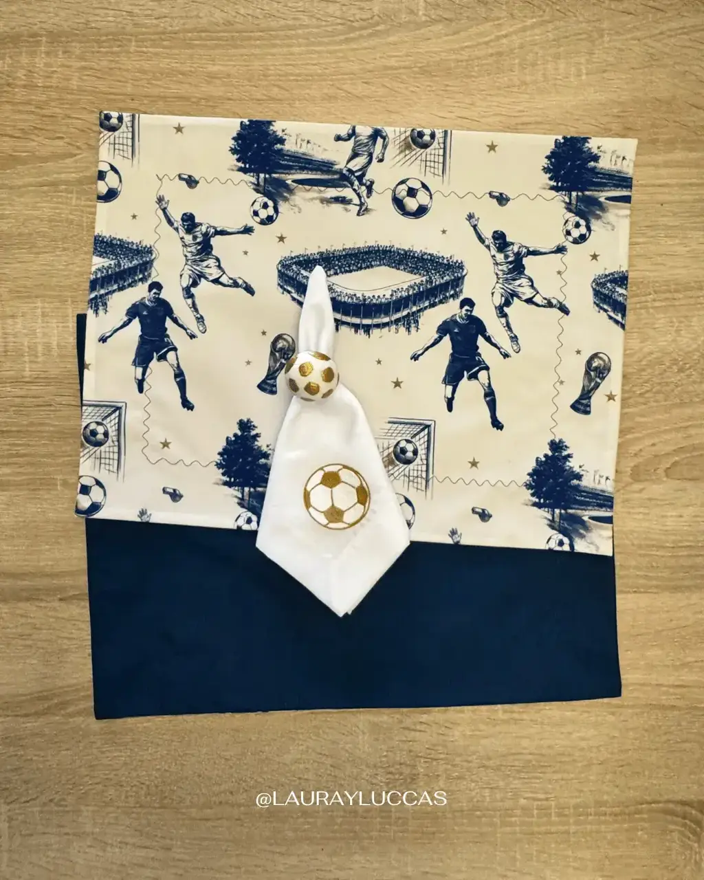 Kit de Mesa Puesta Noche de Estadio Azul