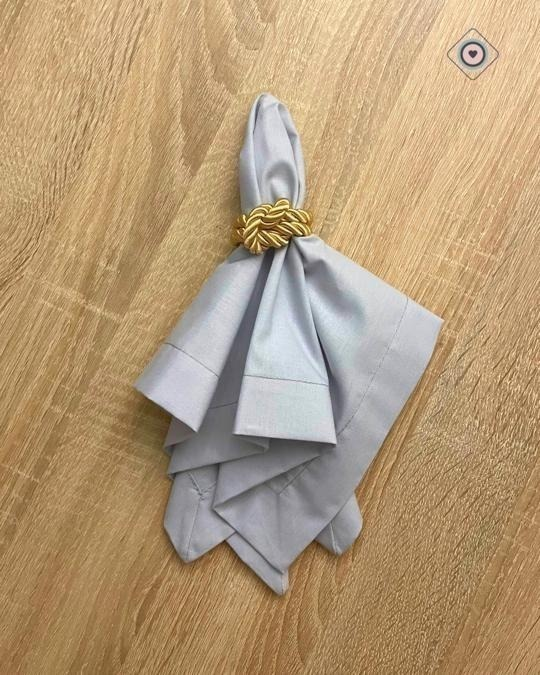 Servilleta de Tela Gris Perla
