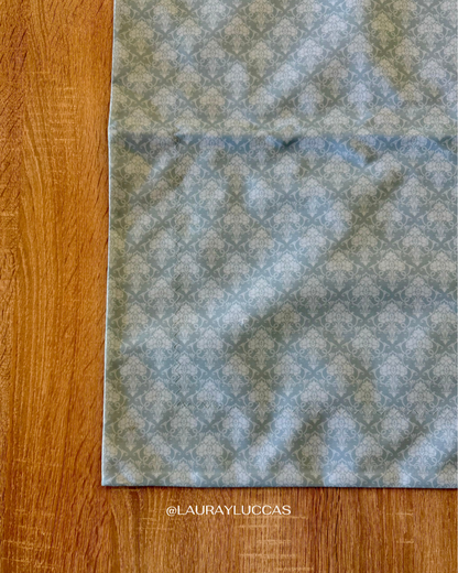 Sendero Impermeable Turquesa Arabescos Jazmín