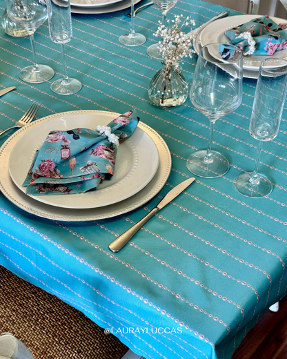 Mantel Rectangular Perlas Audrey