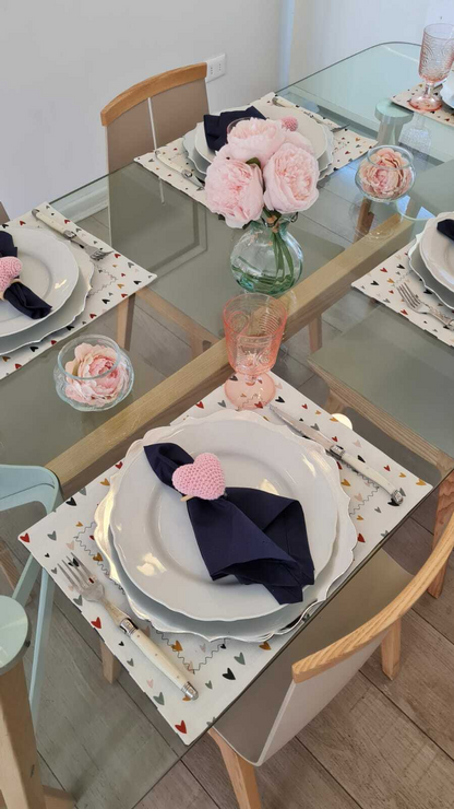 Kit de Mesa Puesta Corazones