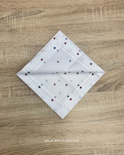 Kit de Mesa Sabor Chileno con servilletas estrellas de Chile