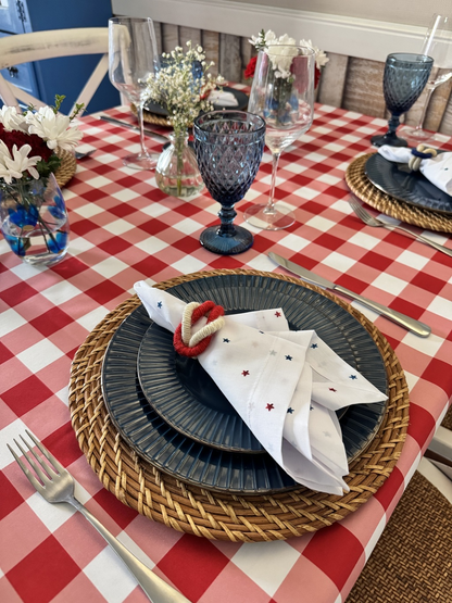 Mantel Rectangular Picnic rojo