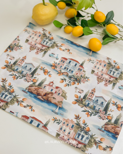 Set familia - 4 individuales doble faz Sorrento